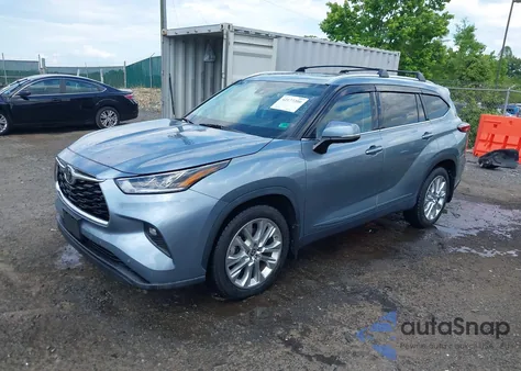 2022 Toyota Highlander Limited z USA, uszkodzony, nr VIN 5TDDZRBH5NS162256